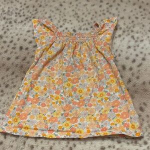 carter’s toddler girls floral shirt size 3t
